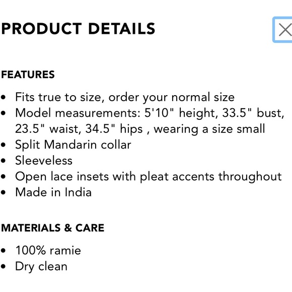 Frame Cali Ramie Lace Inset Sleeveless Top - Picture 12 of 14